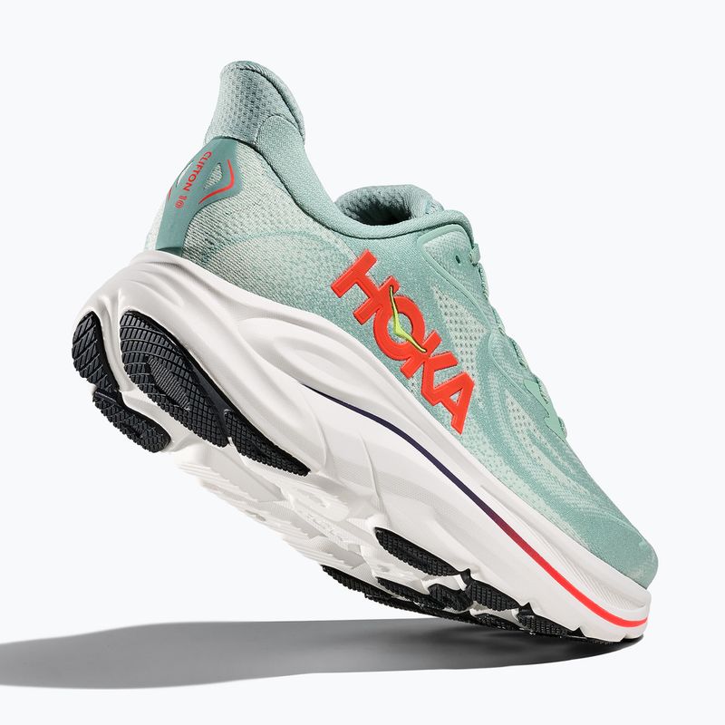 Pánské běžecké boty HOKA Clifton 10 sage/neon flame 8