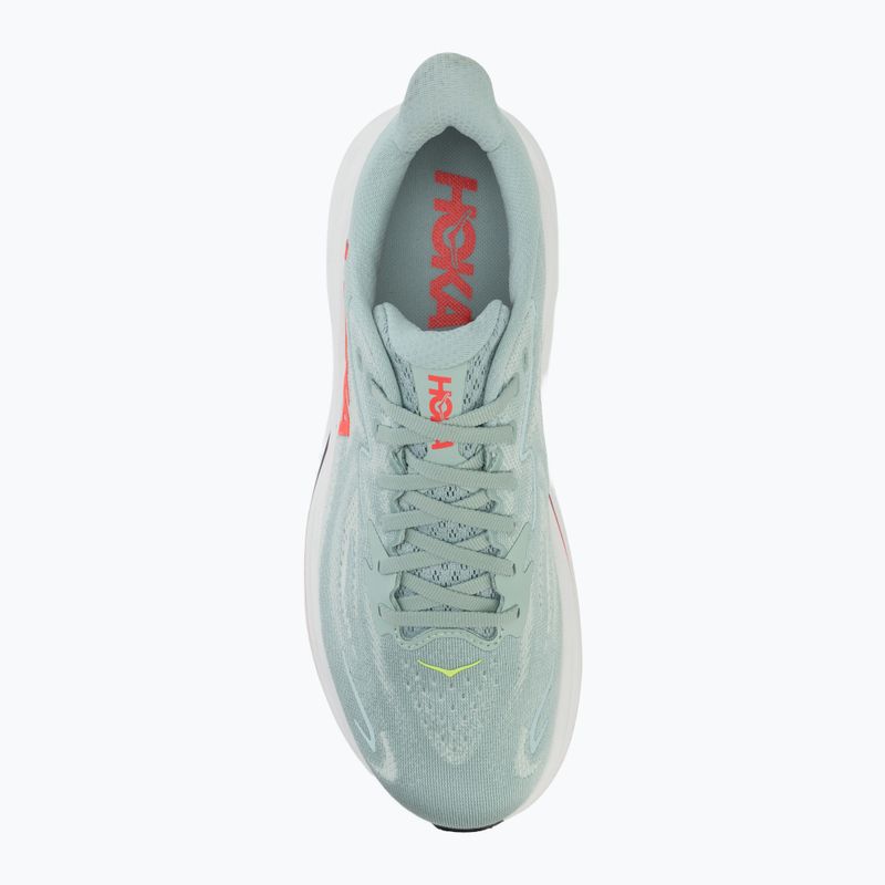 Pánské běžecké boty HOKA Clifton 10 sage/neon flame 5