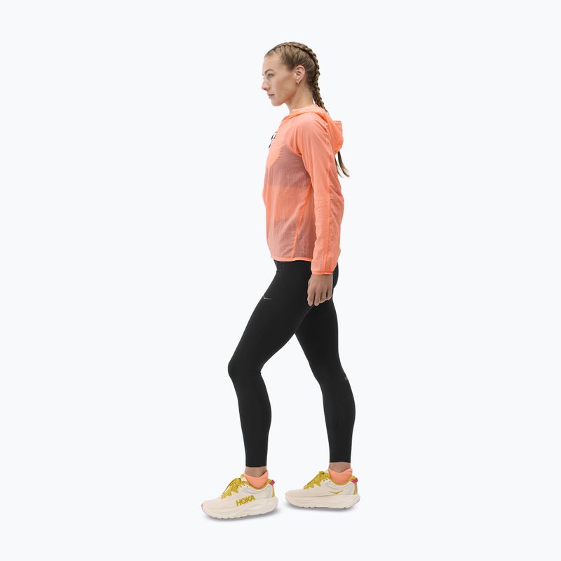 Dámská běžecká bunda HOKA Skyflow neon cantaloupe 2