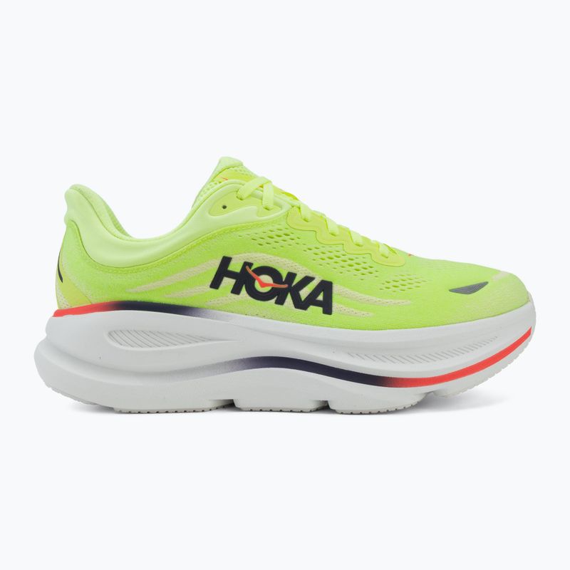 Pánské běžecké boty HOKA Bondi 9 Wide neon yuzu/sunlight 2