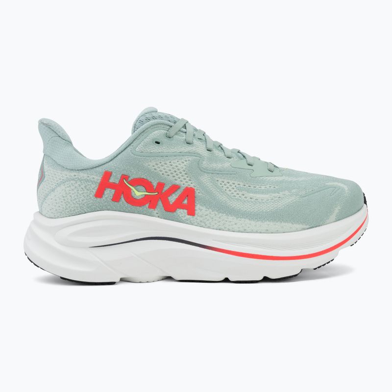 Pánské běžecké boty HOKA Clifton 10 Wide sage/neon flame 2