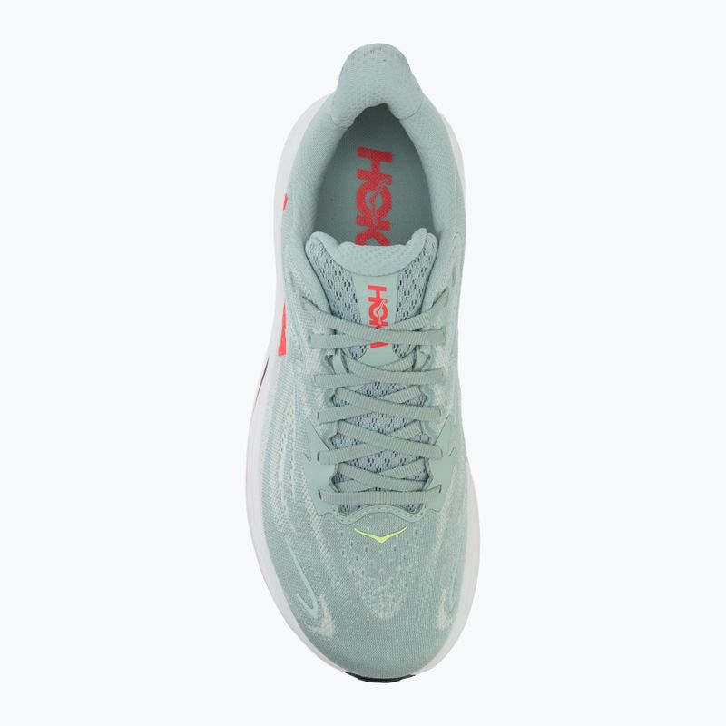 Pánské běžecké boty HOKA Clifton 10 Wide sage/neon flame 5