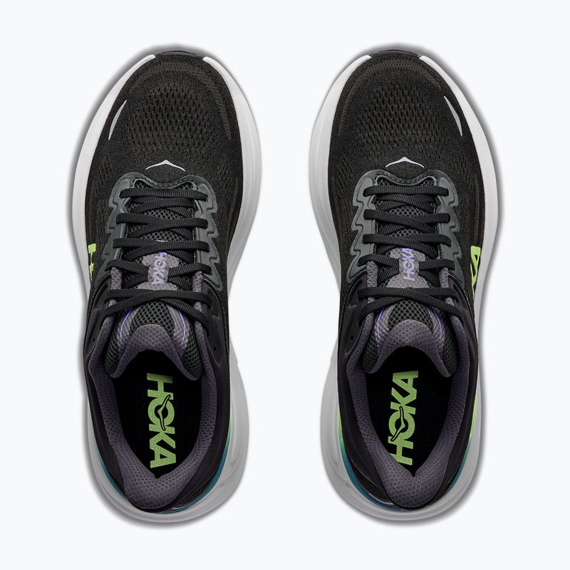 Pánské běžecké boty HOKA Bondi 9 black/neon yuzu 12