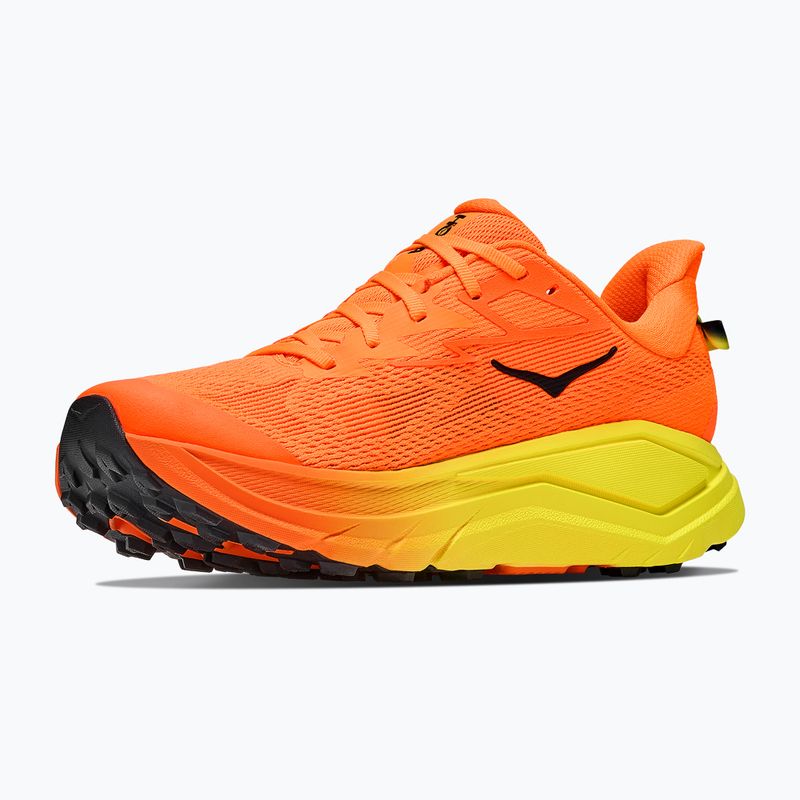Pánské běžecké boty HOKA Challenger 8 Wide neon tangerine/hoka citrus 9