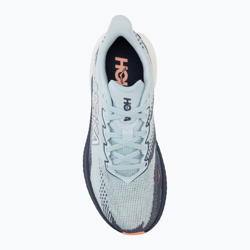 Dámské běžecké boty HOKA Mach X 3 glimmering blue/varsity navy 5