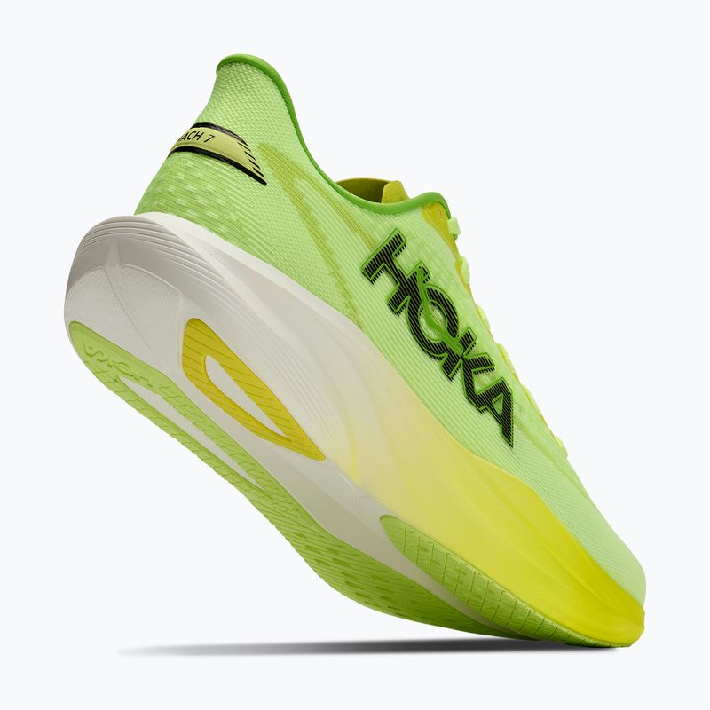 Pánské běžecké boty HOKA Mach 7 neon yuzu/hoka citrus 12