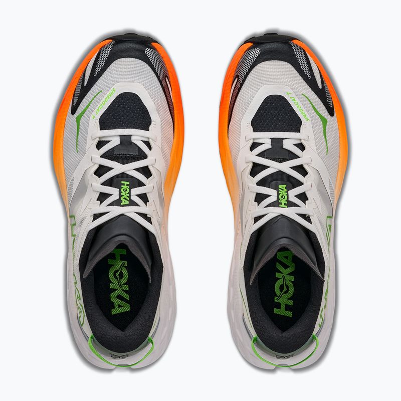 Pánské běžecké boty HOKA Speedgoat 7 frost/neon tangerine 15