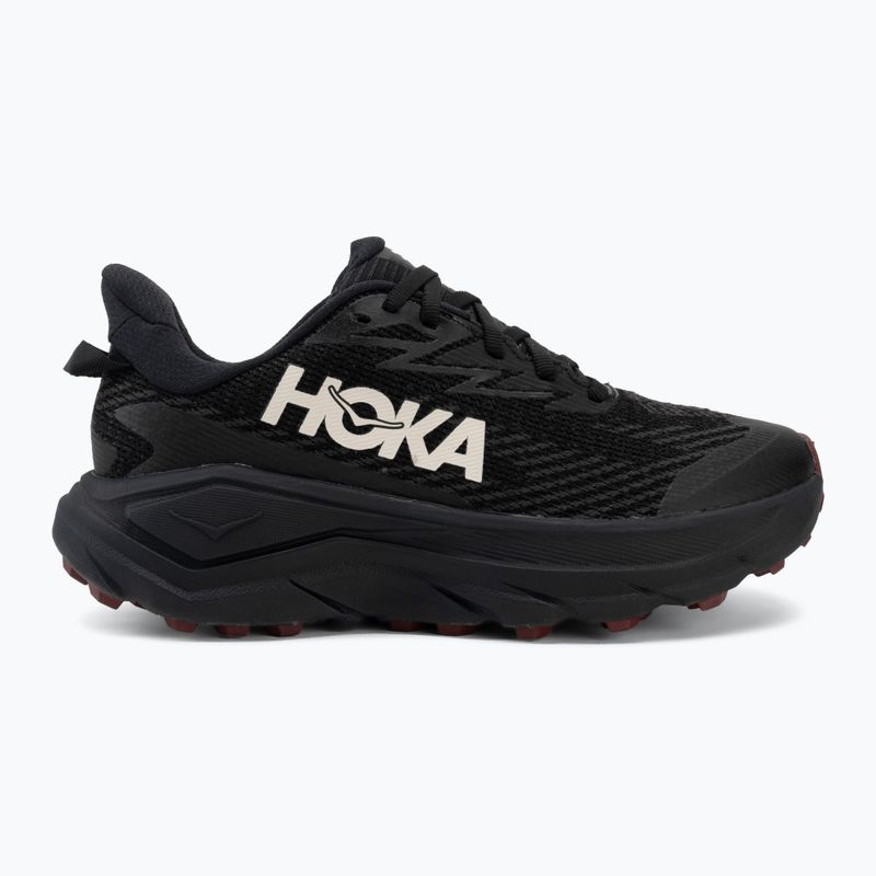 Dámské běžecké boty HOKA Challenger 8 GTX black/varsity burgundy 2