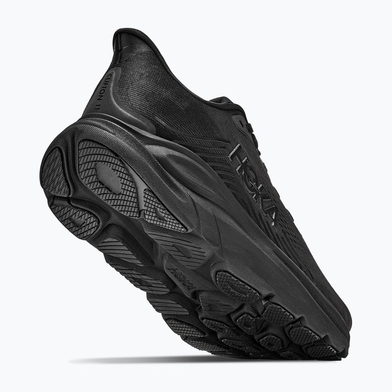 Pánské běžecké boty Hoka Clifton 11 black/black 10