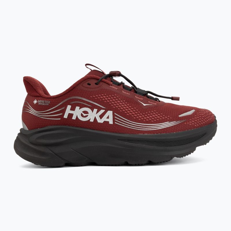 Pánské běžecké boty HOKA Clifton 11 GTX varsity burgundy/carbon black 2