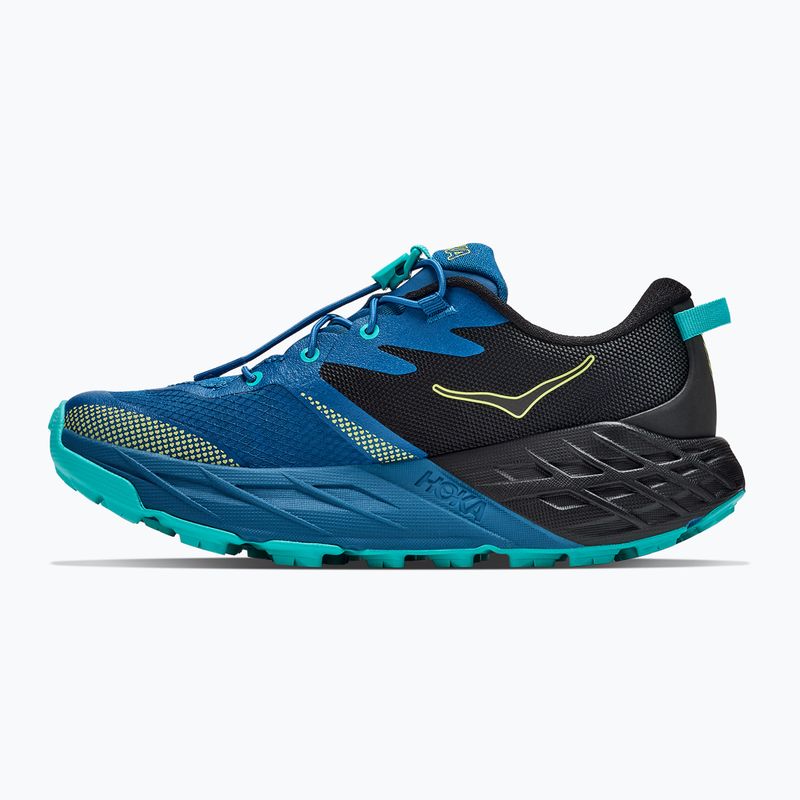 Dětské běžecké boty HOKA Speedgoat 7 black/night glow blue 10