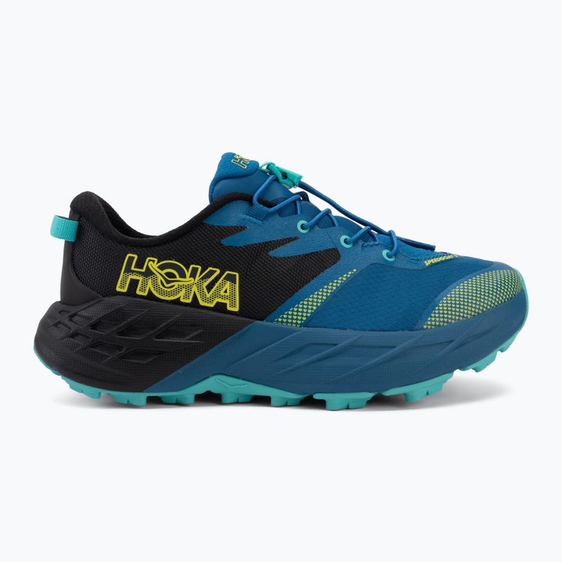 Dětské běžecké boty HOKA Speedgoat 7 black/night glow blue 2