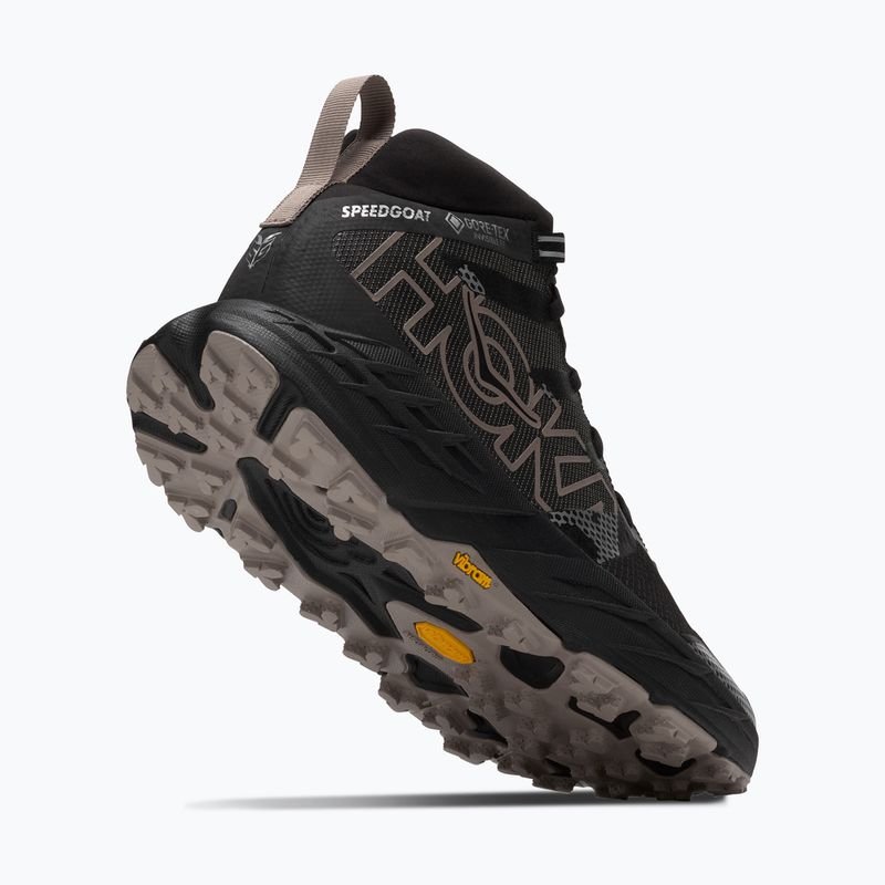 Pánské turistické boty HOKA Speedgoat 7 Hike GTX černé/šedé 12