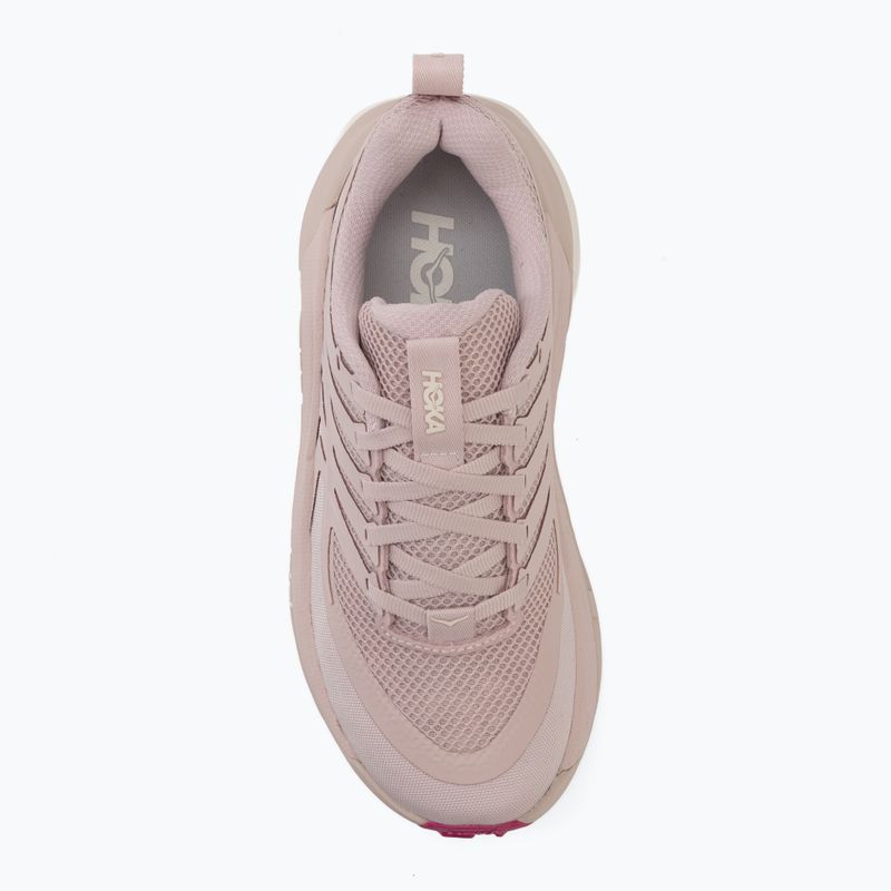 Dámské běžecké boty HOKA Stinson 8 pink opal/alabaster 5