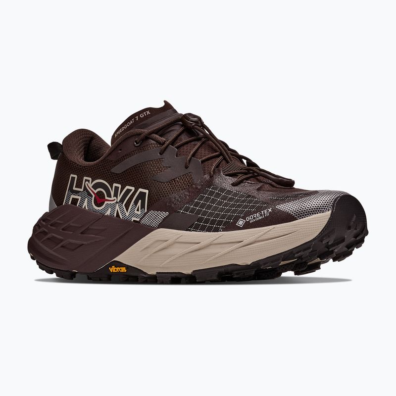 Pánské běžecké boty HOKA Speedgoat 7 GTX spiced chocolate/river rock grey 8