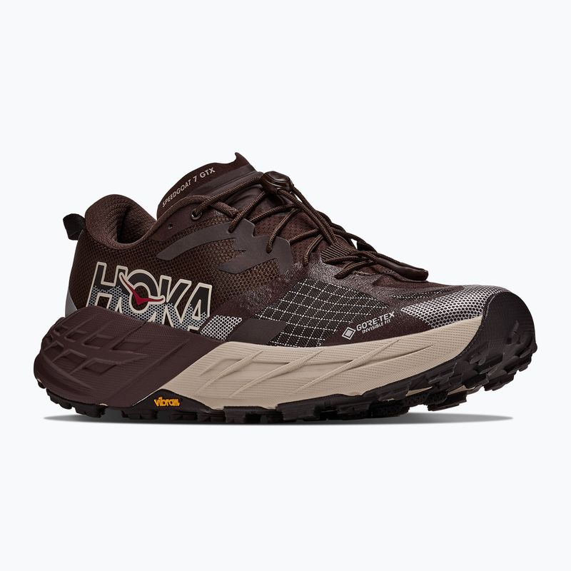 Pánské běžecké boty HOKA Speedgoat 7 GTX Wide spiced chocolate/river rock grey 8