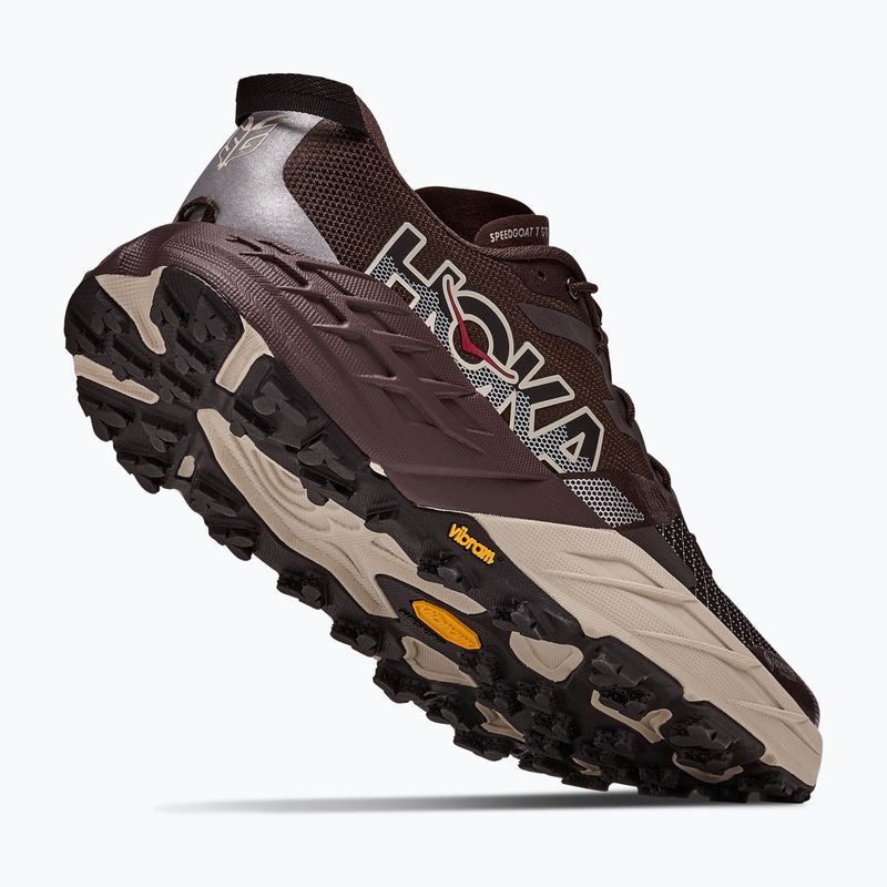 Pánské běžecké boty HOKA Speedgoat 7 GTX Wide spiced chocolate/river rock grey 12