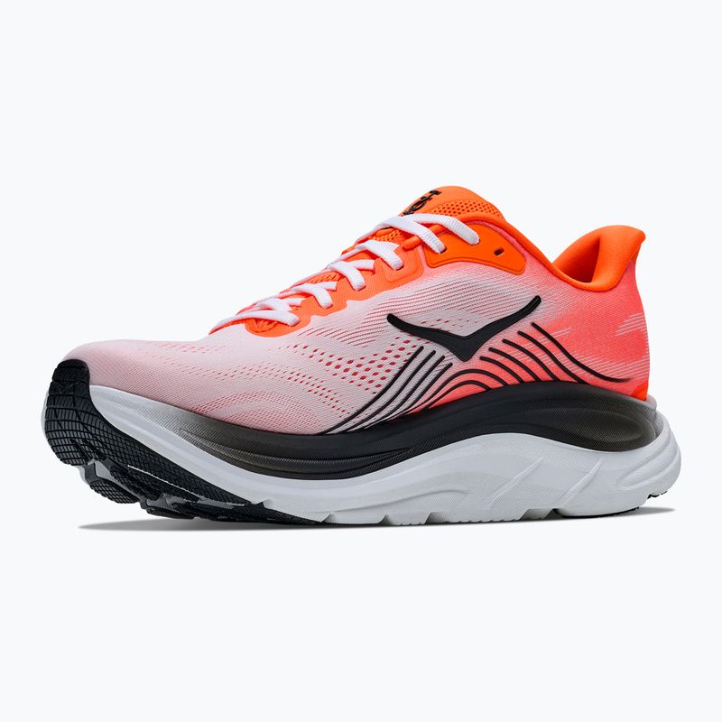 Pánské běžecké boty HOKA Clifton 11 Wide neon tangerine/frost 10