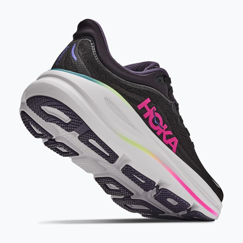 Dámské běžecké boty HOKA Bondi 9 black/neon dragonfruit 10