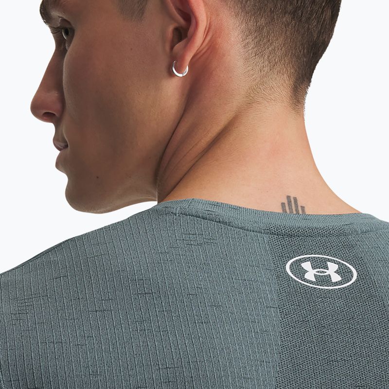 Pánské tréninkové tričko Under Armour Vanish Seamless jasper blue/white 3