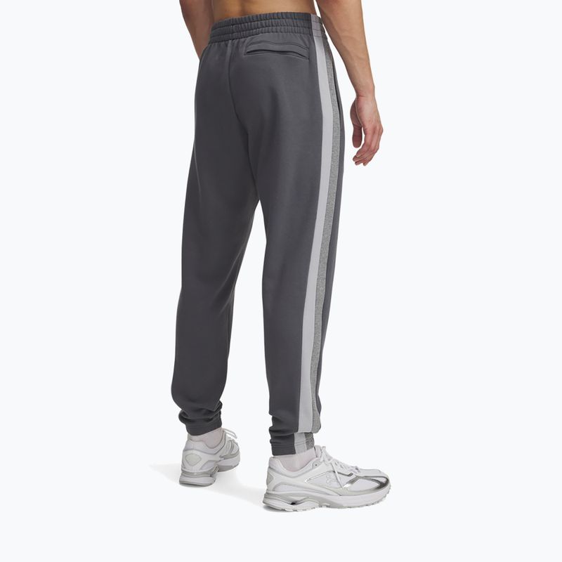 Pánské tepláky Under Armour Rival Fleece Colorblock castlerock/mod gray/white 3