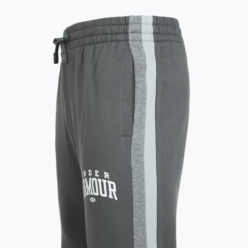 Pánské tepláky Under Armour Rival Fleece Colorblock castlerock/mod gray/white 6