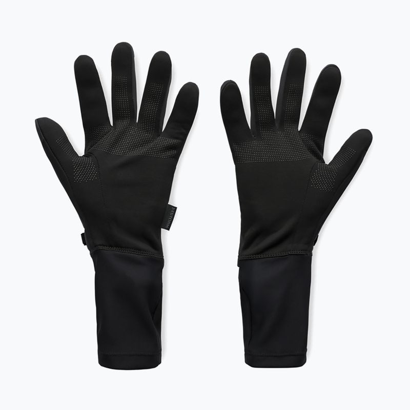 Pánské běžecké rukavice Under Armour Storm Fleece Run black/black/reflective 2