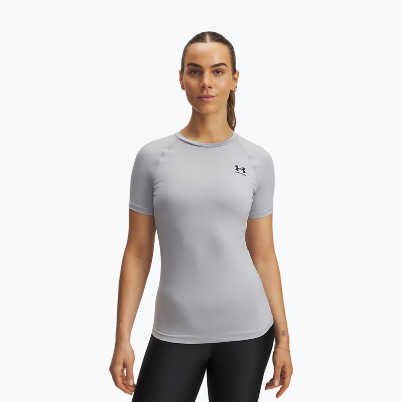 Dámské tréninkové tričko Under Armour HG Authentics Comp SS mod gray/black