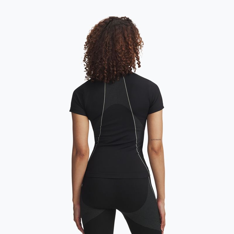 Dámské tréninkové tričko Under Armour Vanish Seamless black/steel/steel 2