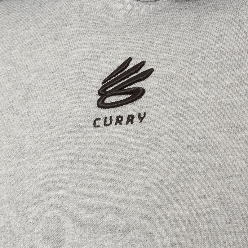 Pánská mikina Under Armour Curry Splash Hoodie summit white / black 3