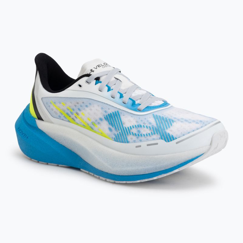 Dámské běžecké boty Under Armour Velociti Distance white/orange bloc/metallic silver