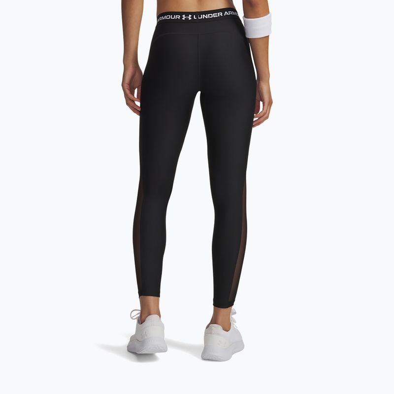Pánské tréninkové legíny Under Armour HeatGear Mesh ultimate black/white 3