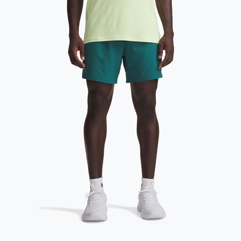 Pánské tréninkové šortky Under Armour Ua Vanish Woven 6in rack green/ultimate black