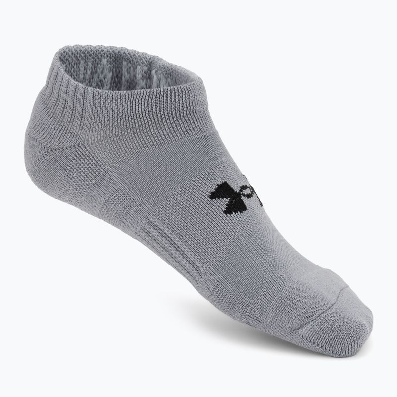 Pánské ponožky Under Armour Performance Cotton NS 3 pack white/steel/steel 3