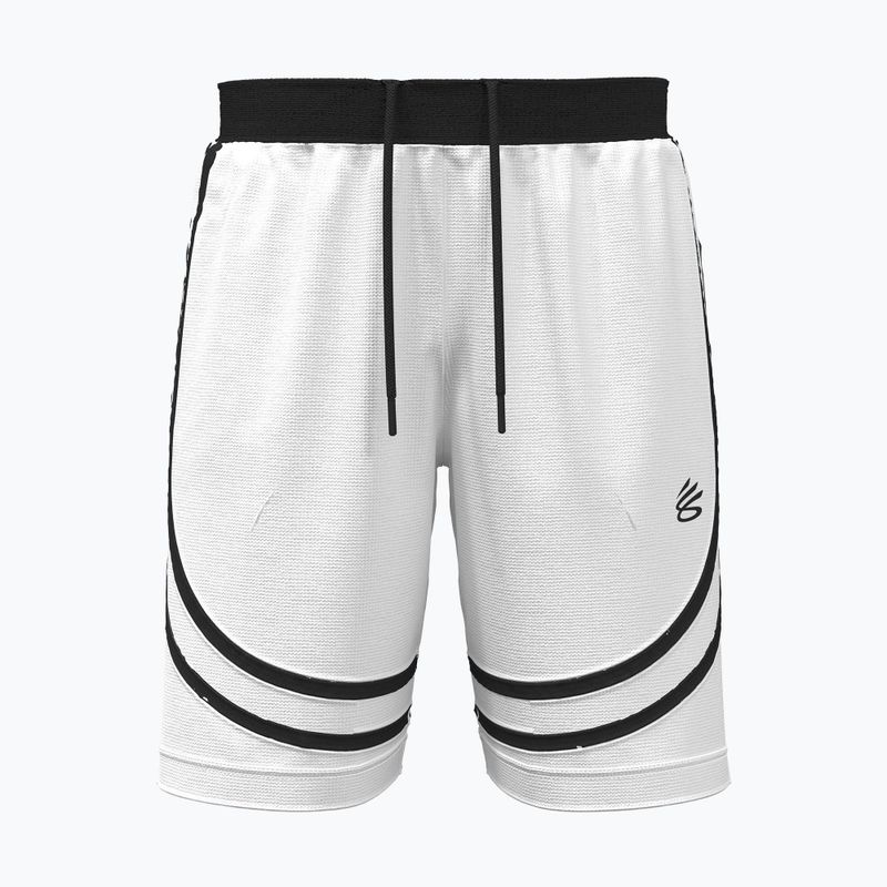 Pánské basketbalové šortky Under Armour Curry Signature white/black 5