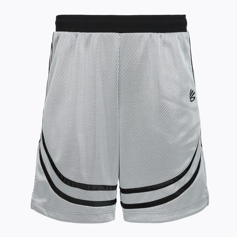 Pánské basketbalové šortky Under Armour Curry Signature white/black