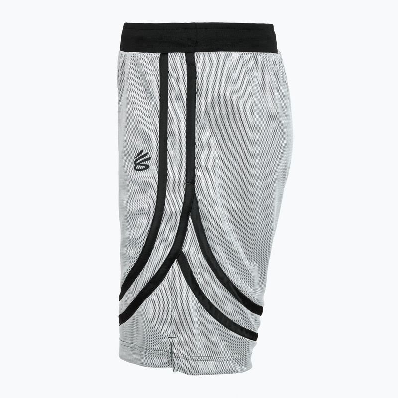 Pánské basketbalové šortky Under Armour Curry Signature white/black 3