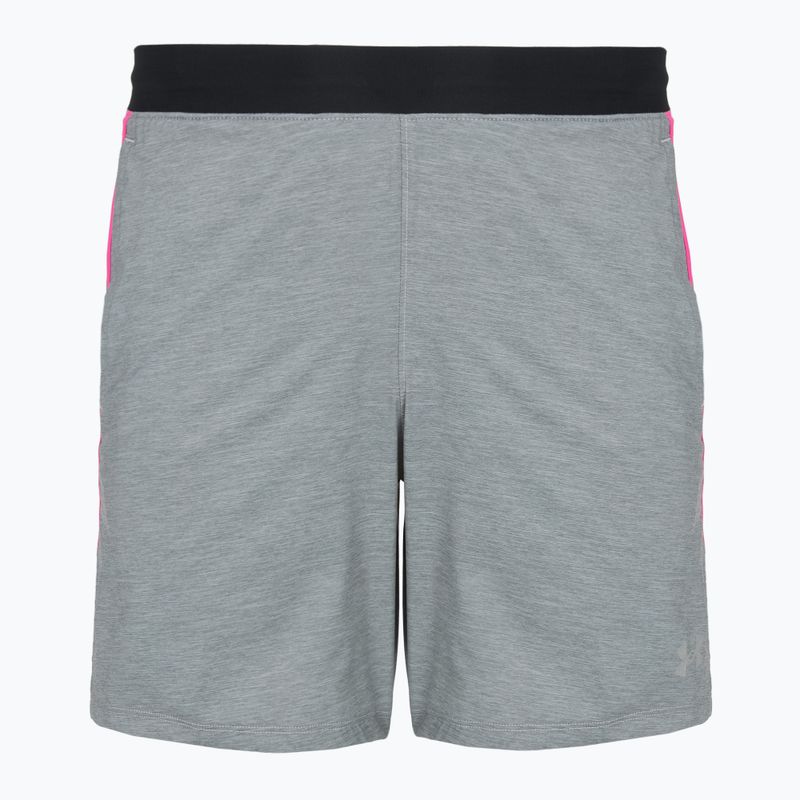 Pánské šortky Under Armour Launch Rfltv mod gray/nova orange/reflective