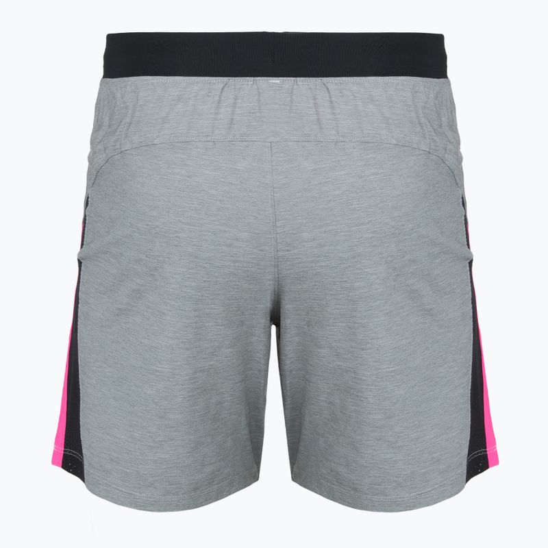 Pánské šortky Under Armour Launch Rfltv mod gray/nova orange/reflective 2