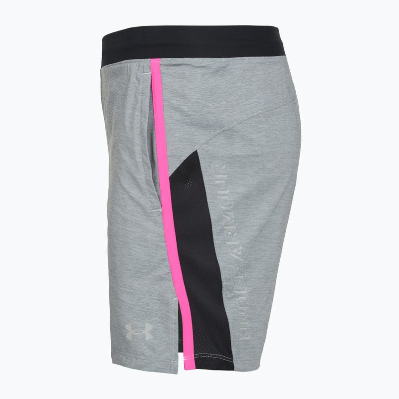 Pánské šortky Under Armour Launch Rfltv mod gray/nova orange/reflective 3