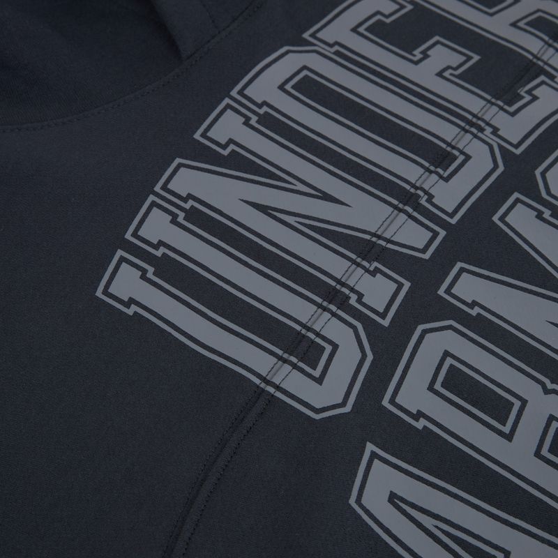 Pánská mikina Under Armour Rival LW Graphic Hoodie black/black 6
