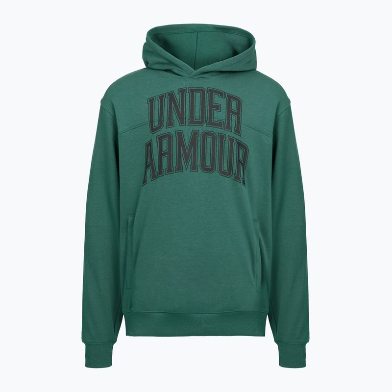 Pánská mikina Under Armour Rival LW Graphic Hoodie rack green/black