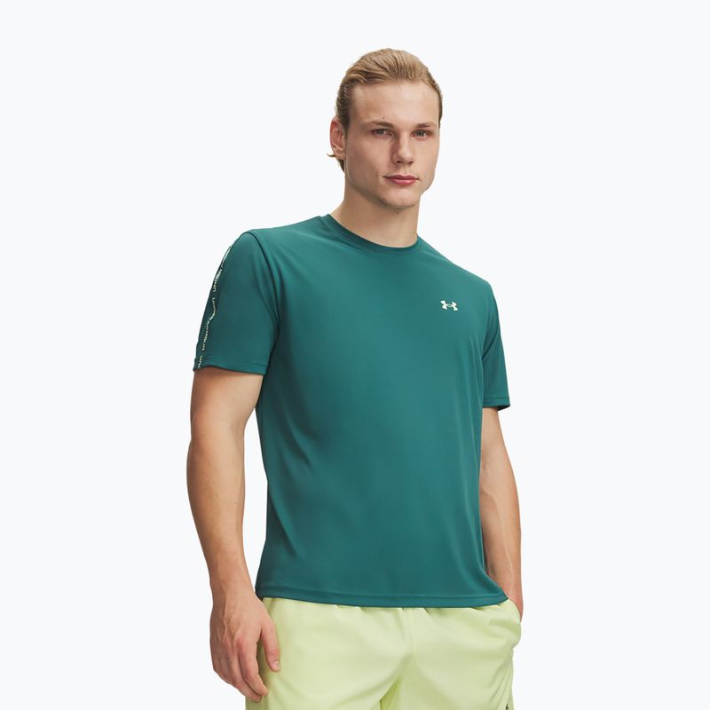 Pánské tréninkové tričko Under Armour Tech Taping rack green/fade green