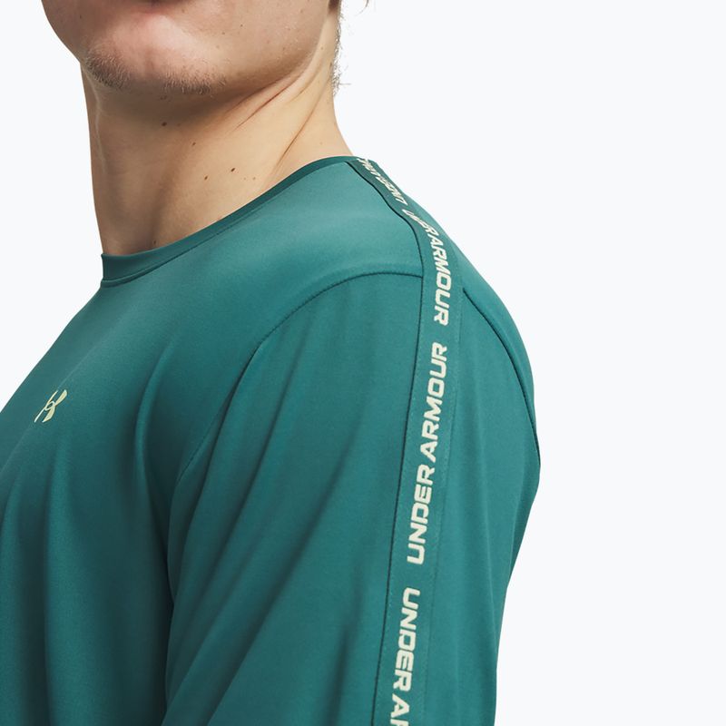 Pánské tréninkové tričko Under Armour Tech Taping rack green/fade green 3