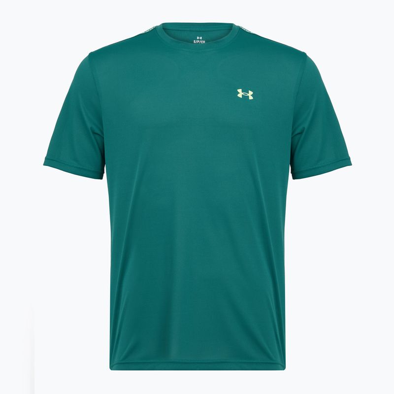 Pánské tréninkové tričko Under Armour Tech Taping rack green/fade green 4