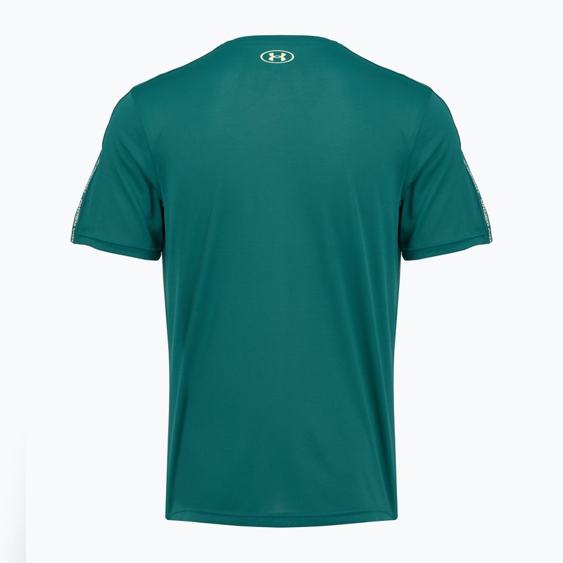 Pánské tréninkové tričko Under Armour Tech Taping rack green/fade green 5
