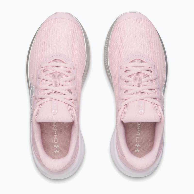 Dámské běžecké boty Under Armour Chase prime pink/metallic silver/white 3