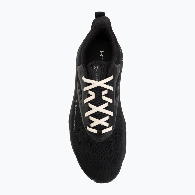 Pánské běžecké boty Under Armour Rogue 6 black/winter white/metallic black 5