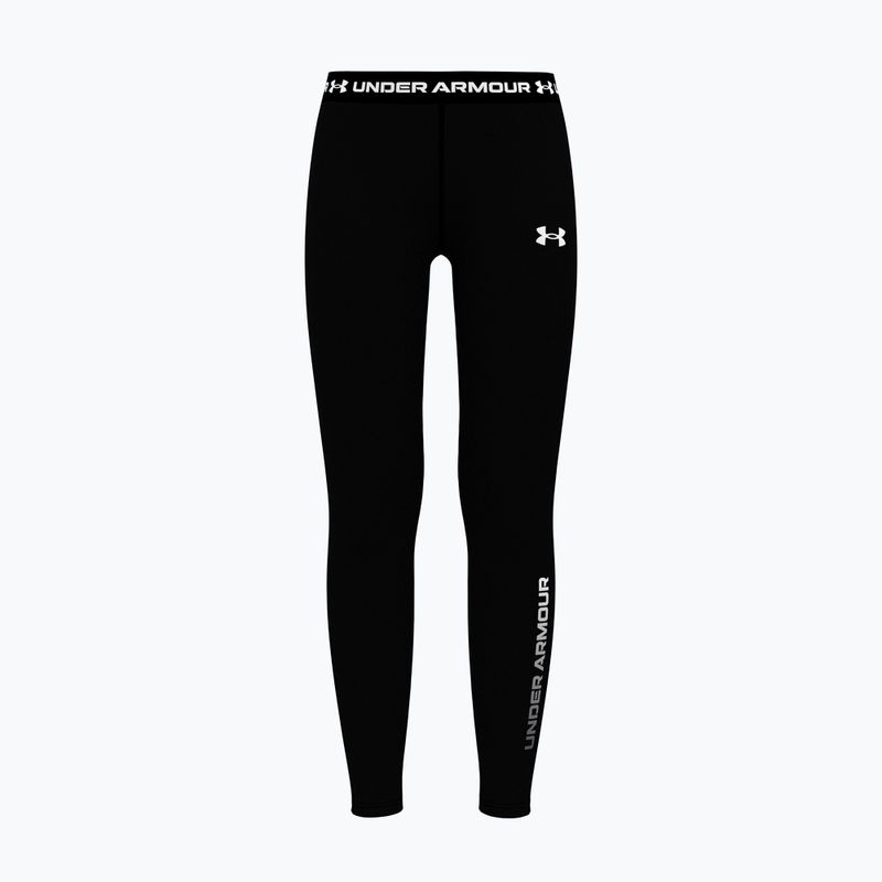 Dětské legíny Under Armour HeatGear Branded Leggings black/white