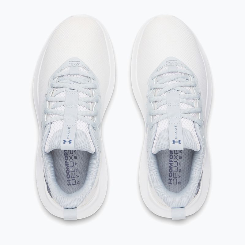 Dámské běžecké boty Under Armour Phade RN 4 white/blue fog/blackout navy 10